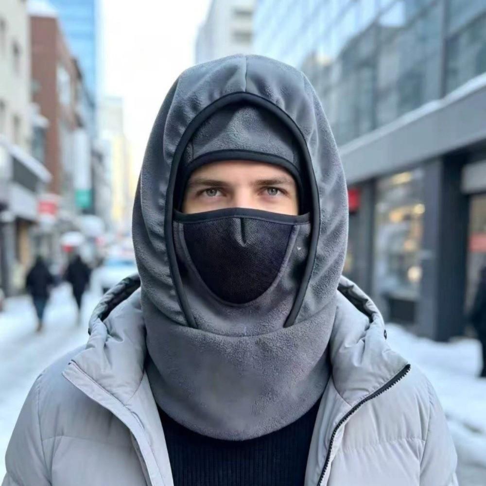 Cold-resist Balaclava Hat Unisex Neck Gaiter Warm Thermal Head Cover Skiing