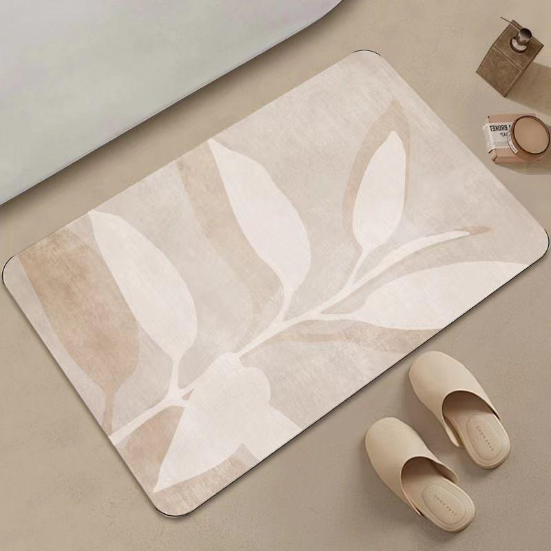 

Diatom Mud Floor Mat, Household Door, Dirt Resistant Kitchen, Water Absorbing, Anti Slip, Quick Drying Foot Mat, Toilet Carpet 40X60cm 15.7X23.6in