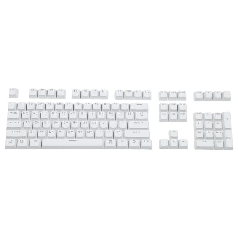 

Korean Keycaps OEM Profile ABS Keycaps Set for MX Switches, 61/64/68/75/87/98/104/108 Mechanical Keyboard Backlit Keycap