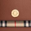 Burberry Note Vintage Fashion Letter Logo Adjustable Wide Shoulder Strap Plaid Leather Messenger Bag Women Bags Brown 80211111