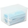 1PC Large Capacity Mask Storage Box Household Desktop Transparent Storage Box Medication And Miscellaneous Transparent Storage