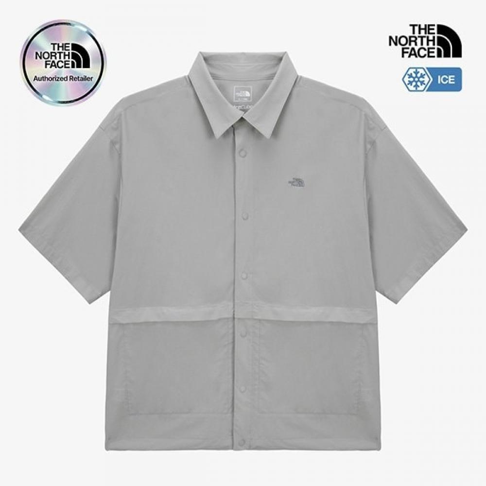 The North Face Men S Ice Cube Short Sleeve Shirt Gry nh8SS22c
