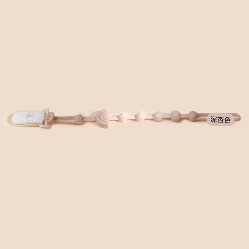 

Baby Silicone Pacifier Chain Clip Dummy Nipples Holder Clips Bpa Free Babies Teething Chain Toy Gifts For Cute Baby Accessories