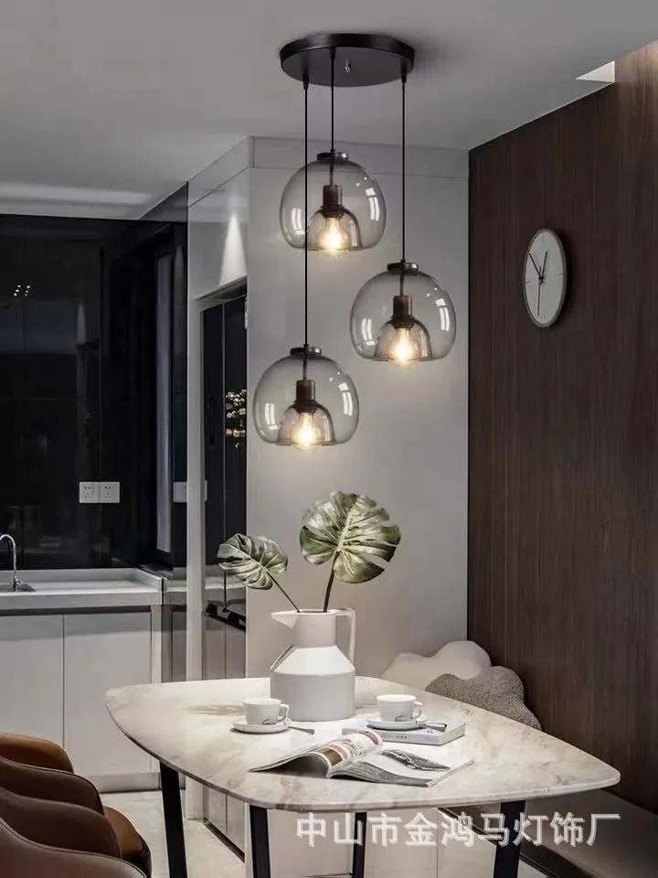Nordic Home Decor Dining Room Pendant Lamp Lights Indoor Lighting Ceiling Lamp Hanging Light Chandelier Lamps for Living Room