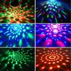 1pcs USB Dj Lamp Led Bar Night Light LED RGB Discos Stage Ing Projector Welcome Micro Crystal Ball Sound Party Atmosphere Lamp