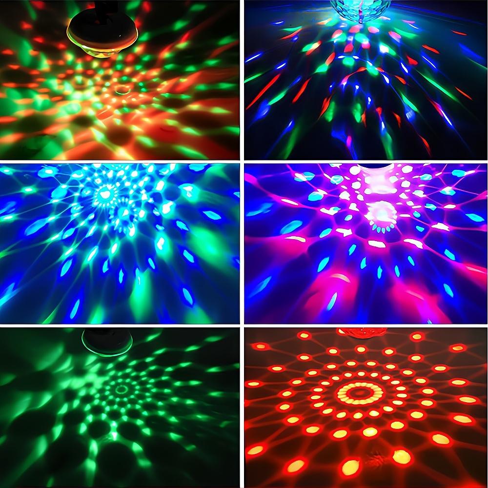 1pcs USB Dj Lamp Led Bar Night Light LED RGB Discos Stage Ing Projector Welcome Micro Crystal Ball Sound Party Atmosphere Lamp