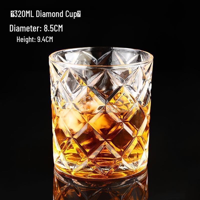 

HANDUNYOU Classic Diamond Whisky Glass