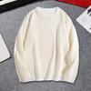 Erkek O-Yaka Waffle Sweatshirt, İki Parçalı Görünümlü Uzun Kollu Tişört, Günlük Kullanım İçin Rahat Bol Kesim Kazak, İlkbahar ve Sonbahar, Sokak Giyim