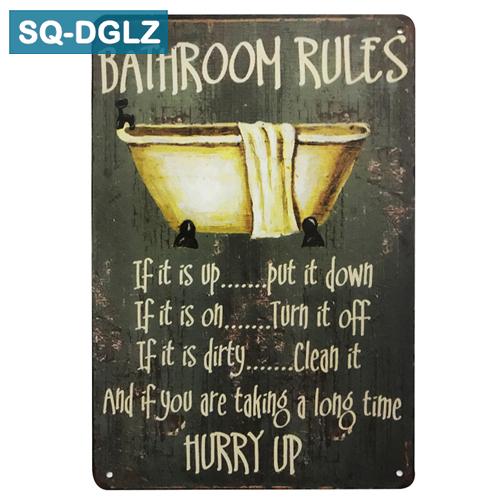 [SQ-DGLZ] Heißer NEW YORK Metall Zeichen Retro Shop Wand Dekor Vintage Metall Handwerk Wohnkultur Malerei Plaques Kunst Poster