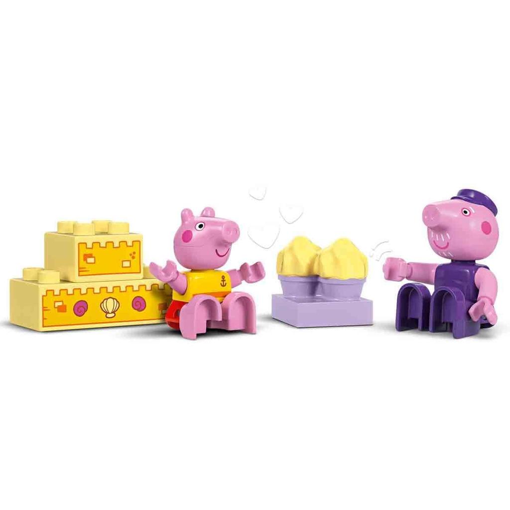 LEGO Duplo Peppa Pig Bootsfahrt Spielzeug Geschenk Geburtstagsblock Pädagogisch Weihnachten Jungen Mädchen Kinder 1,5 Jahre alt 2 Jahre alt 4 Jahre alt