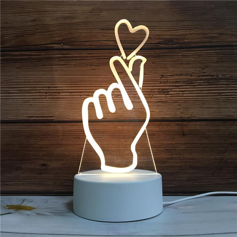 Acrylic 3D Night Light - Custom Table Lamp with Logo, Ideal for Events & Christmas Gifts