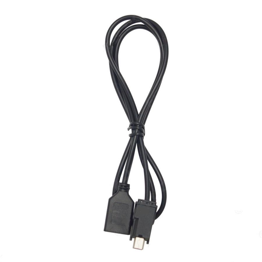 1X Car Audio Radio USB To Mini USB Port Switch Cable Adapter for Nissan X-Trail