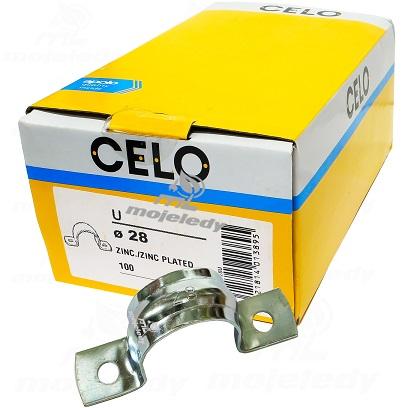 Uchwyt metalowy 28mm OC U 928U CELO 100szt