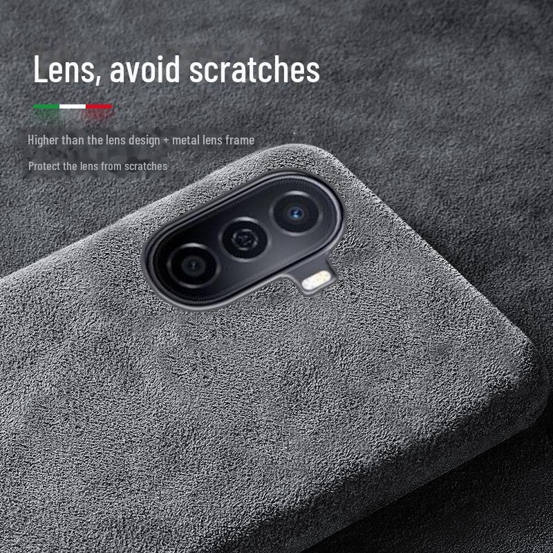 Huawei Enjoy 60/50Pro/20Plus Suede Half-Cover Protective Case - High-End Ultra-Thin Design