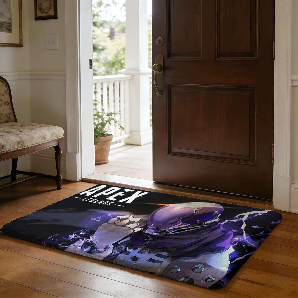 Anime Cool Hot AApex LLegend Floor Mat Soft Flannel Absorbent Mat Non-Slip Rug Home Bedroom Bathroom