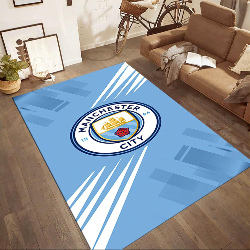 Love Manchester City Fc Square rugs are a great choice for living rooms, bedrooms, home décor, and as gifts.