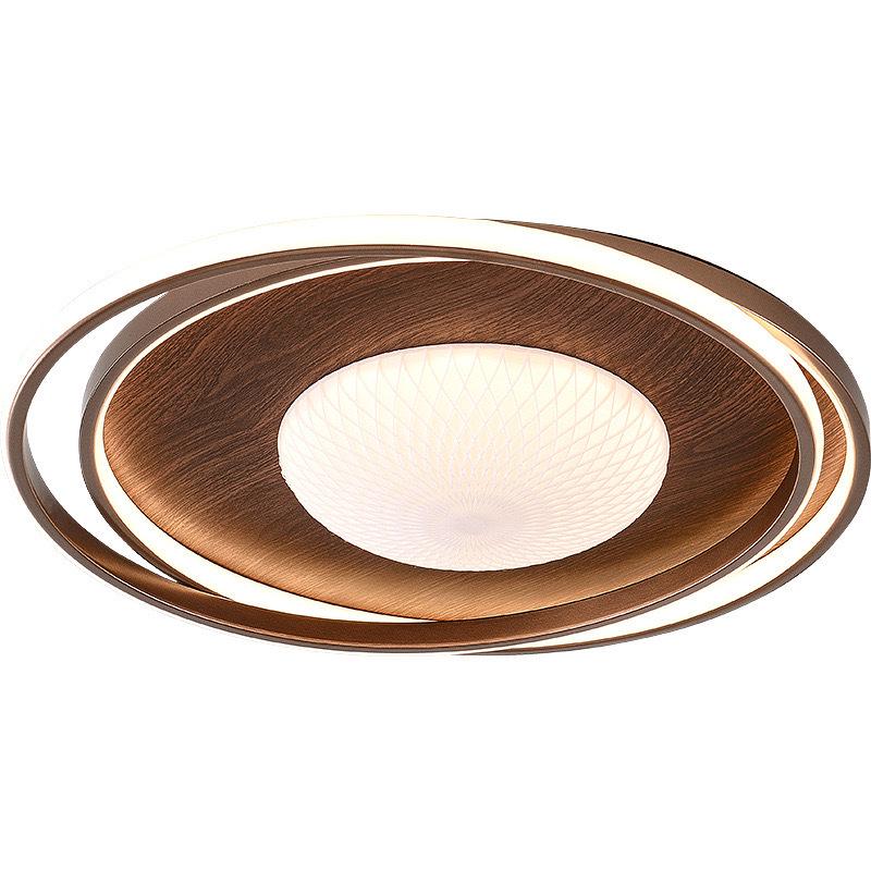 Chinese-Style Pastoral Ceiling Light for Balcony or Study Room - Eye Protection Design