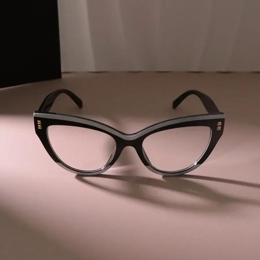 Retro Square Light Eyeglass Frame Women Men Transparent Unisex Glasses For Female Male
