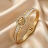Bracelet Eco-friendly Zircon Tree of Life Sticky Titanium Steel Bracelet