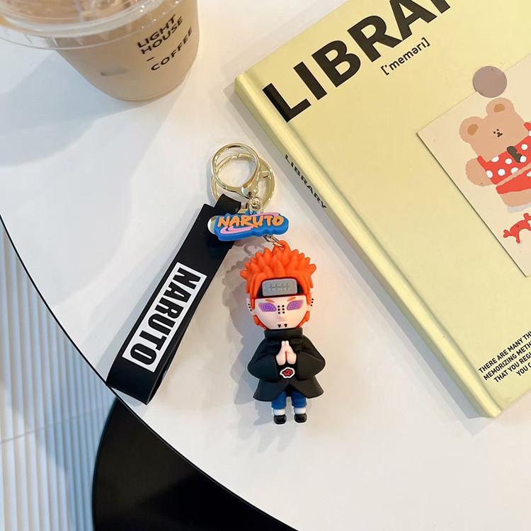 Genshin Impact And Naruto Silicone Keychain Figurine Collectible For Anime Fans