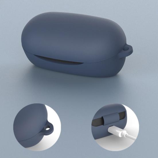 Kopfhörerhülle Solide Kopfhörer-Schutzhülle Anti-Sturz Silikon für Sony WF-XB700