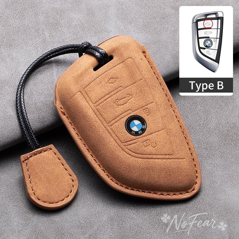 WKRA1 Car Key Case Cover Shell Fob For BMW X1 X3 X5 X6 X7 1 3 5 6 7 Series G20 G30 G11 F15 F16 G01 G02 F48 Accessories Car stickers