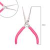 "Handmade Pink Needle-Nose Pliers: Multi-Function Jewelry Tool for Beading and Winding"