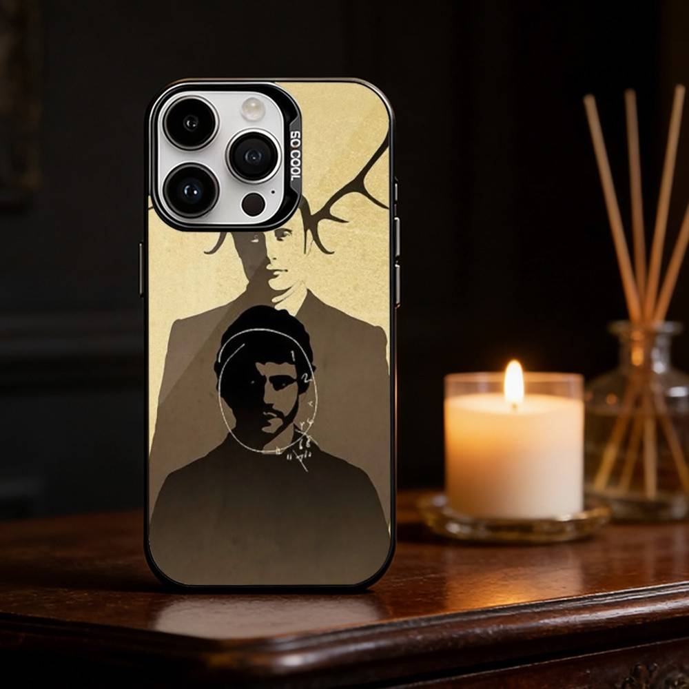 Hannibal Will Graham Phone Case For iPhone 17 16 15 14 13 12 11 Pro Max Plus Silver Matte Black Cover