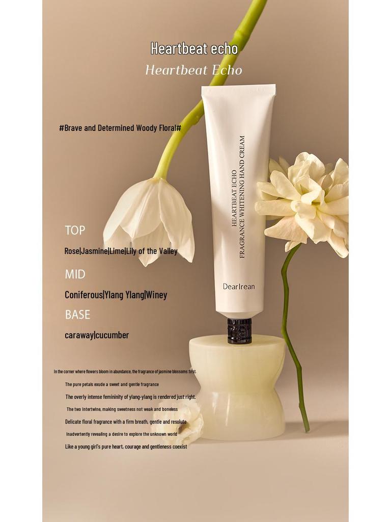 Irene Fragrance Whitening Hand Cream: Anti-Wrinkle, Moisturizing, Long-Lasting Scent for Women - Perfect for Autumn and Winter Care
