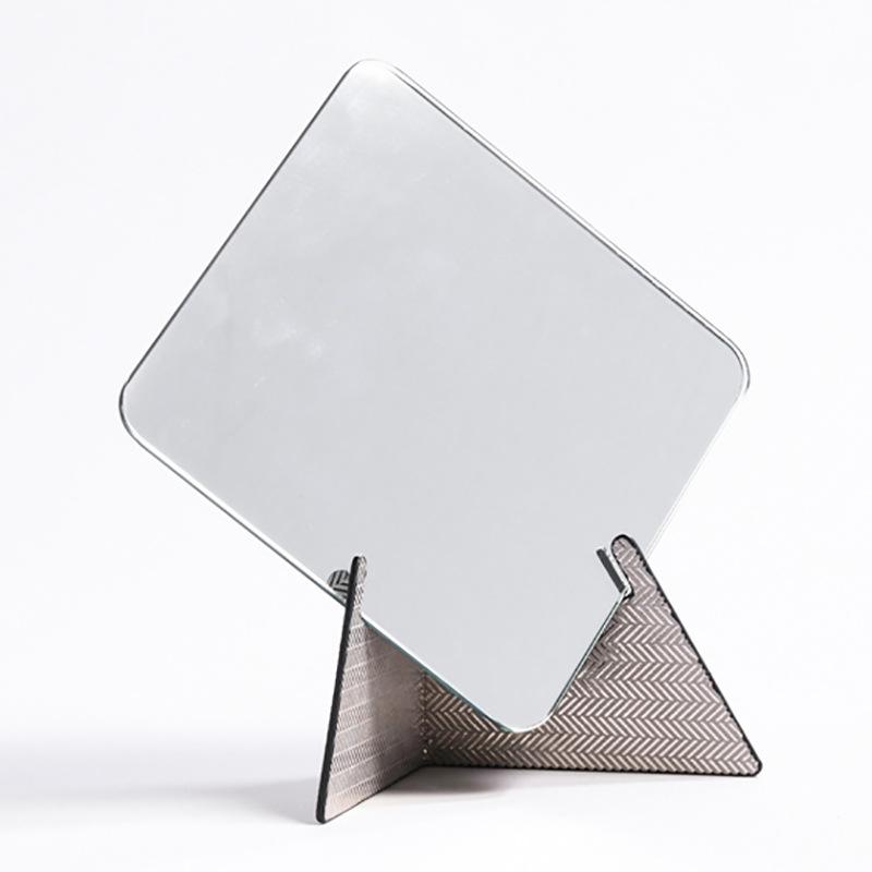 

Современное косметическое зеркало, легкие роскошные кожаные металлические украшения для туалетного столика в спальне, модель гостиной, дизайнерские мягкие украшения