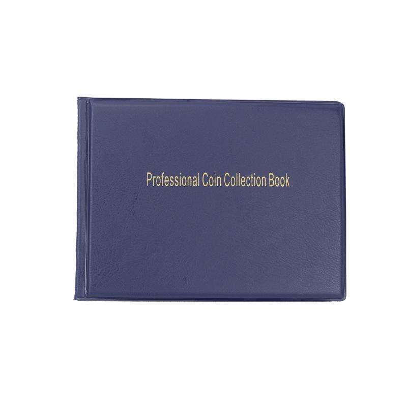 

240-Pocket Coin & Stamp Album PVC Binder, English Edition синий