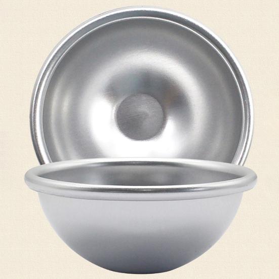 Aluminium Alloy Semicircle Bath Ball Cake Mold Pastry Jerry Fondant Baking Tool