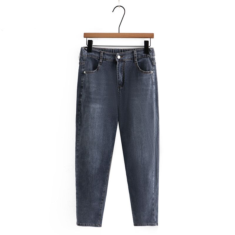 

Summer Plus Size Blue Pear Shapes Plus Size Ladies Denim Dark Blue L