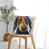 Dachshund Dog Art Throw Pillow Cover Polyester Throw Pillow Wiener Sausage Doxie 4545cm Pillowcase