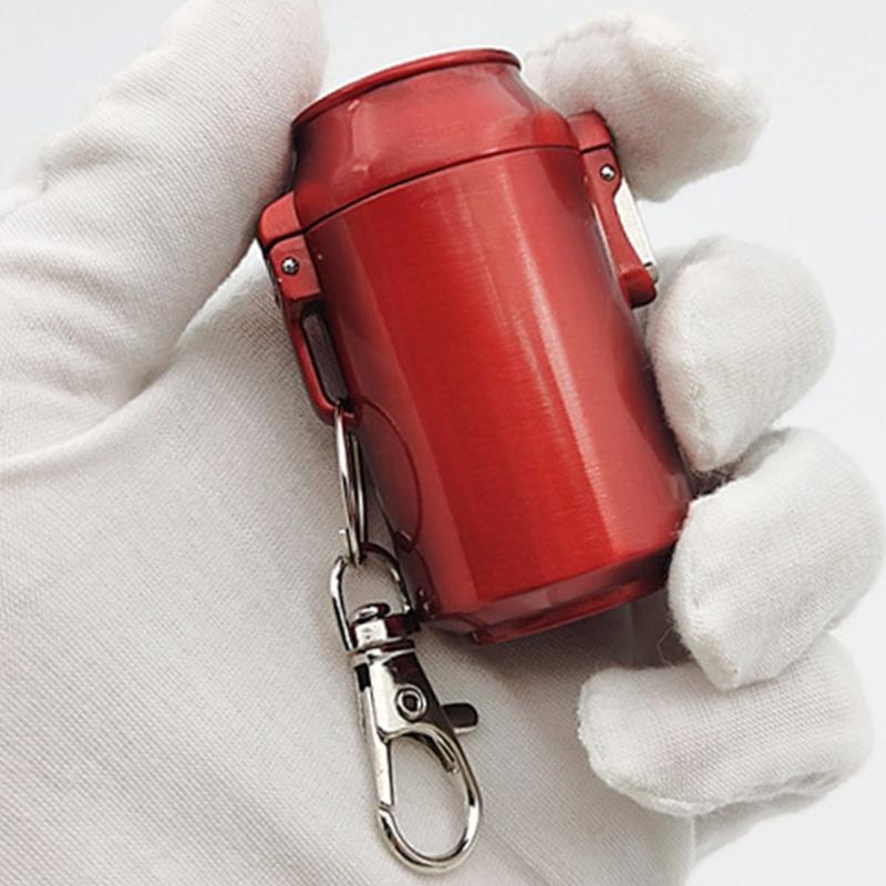 Convenient Metal Travel Ashtray With Secure Lid Creative Portable Ashtray Ashes Holder SpillProof for Outdoor Indoor Use
