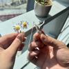 Elegant Wearable Flower Bouquet Clip Pendant Necklace for Women Trendy Romantic Gift for Mom Choker Party Jewelry Gifts