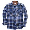 Men's Plaid Shirt Button-Up Sweatshirt Men's Winter Warm Casual Fashion Plaid Shirt
