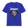 Stewart Clan Scottish Name Coat Of Arms Black Tartan T Shirt Vintage Washed Slightly Breathable Casual Graphic Stylish Vintage