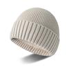 Anti-pilling hat autumn and winter men's and women's fashion pullover hat trendy velvet thickened knitted hat thermal hat bag head