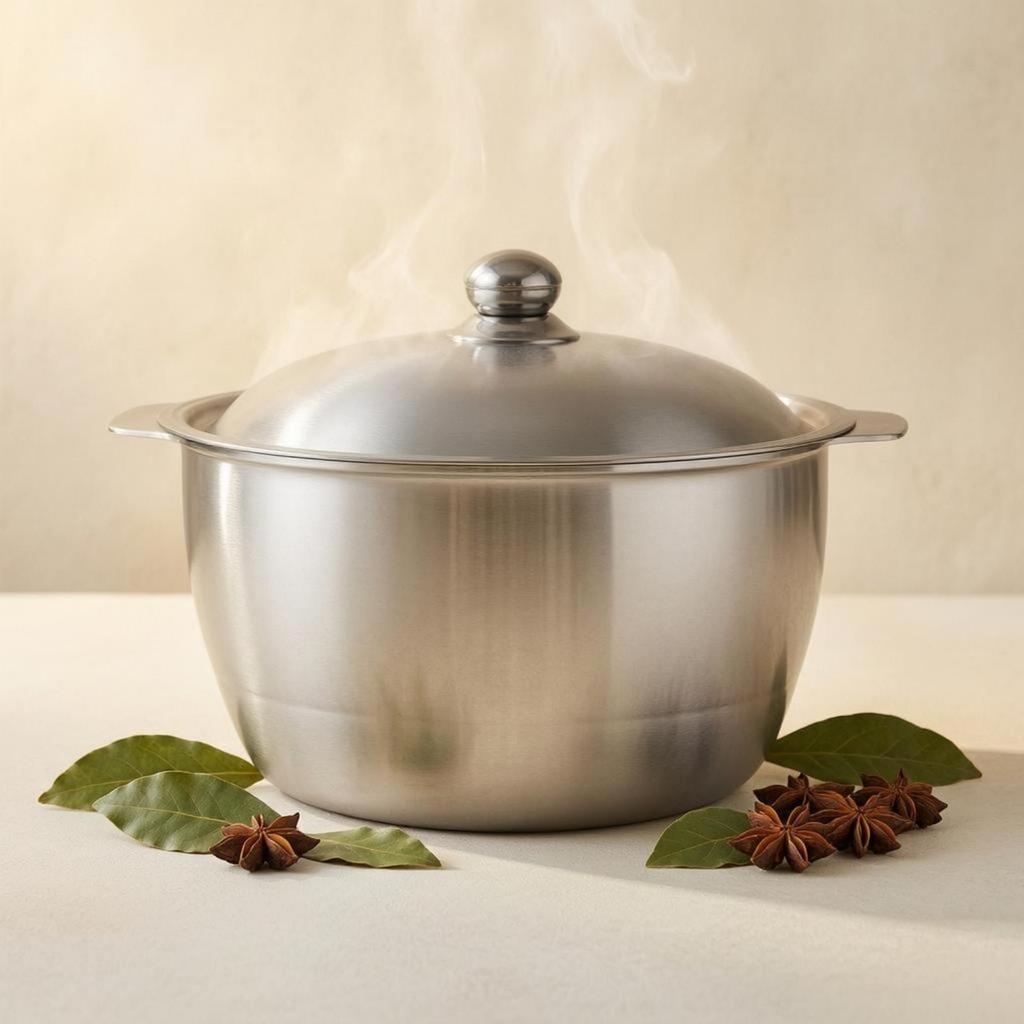 Thick Aluminum Pot Thickened Deep Smooth surface Traditional Caldero for Boiling,