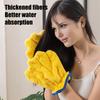 Hair Drying Gloves Absorbent Quick Dry Styling Gloves Hair Drying Towel Alternative Soft Fuzzy Mittens for All Hair Types