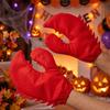 Funny Crab Pliers Gloves Cartoon Dress Up Mitten Cute Halloween Cosplay Gloves  Party Decoration