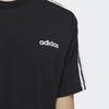 Adidas Neo Striped Sports Crew Neck T-Shirt Men Tops Black HA2255
