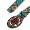 Rivet Design Women's Gothic Belt Rose Belt Buckle Punk Belt Waist Belt  Clothing Accessories