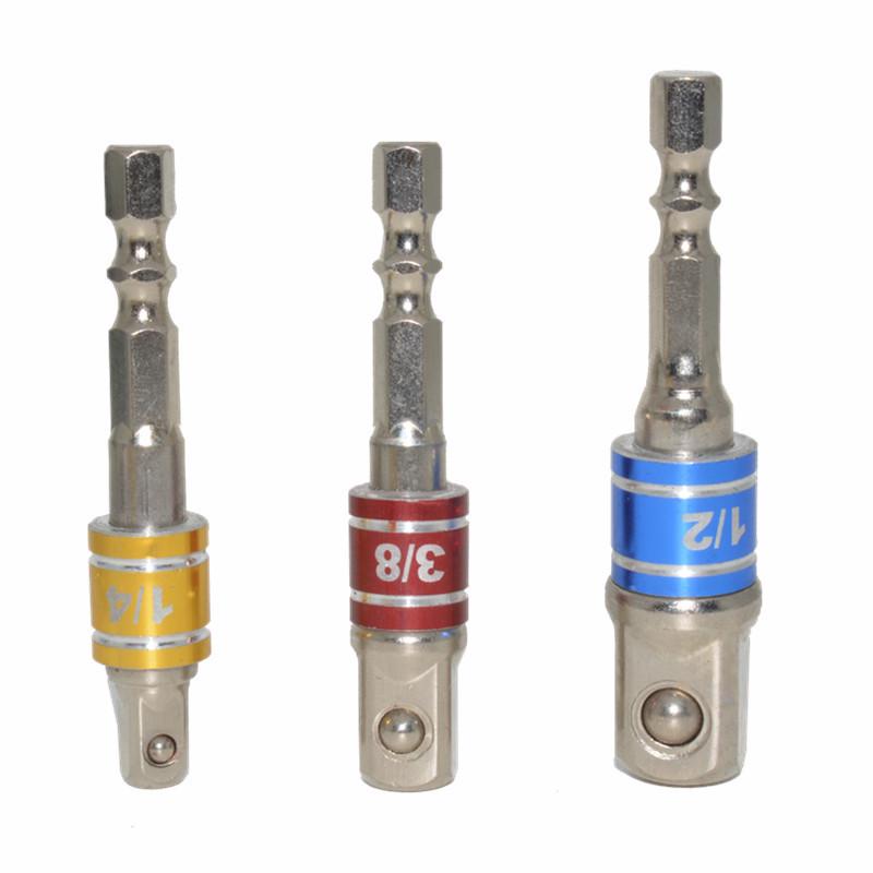 18-Piece Flexible Shaft Screwdriver Bit Extension Set (60, 100, 150mm) with Conversion Joint Rods.