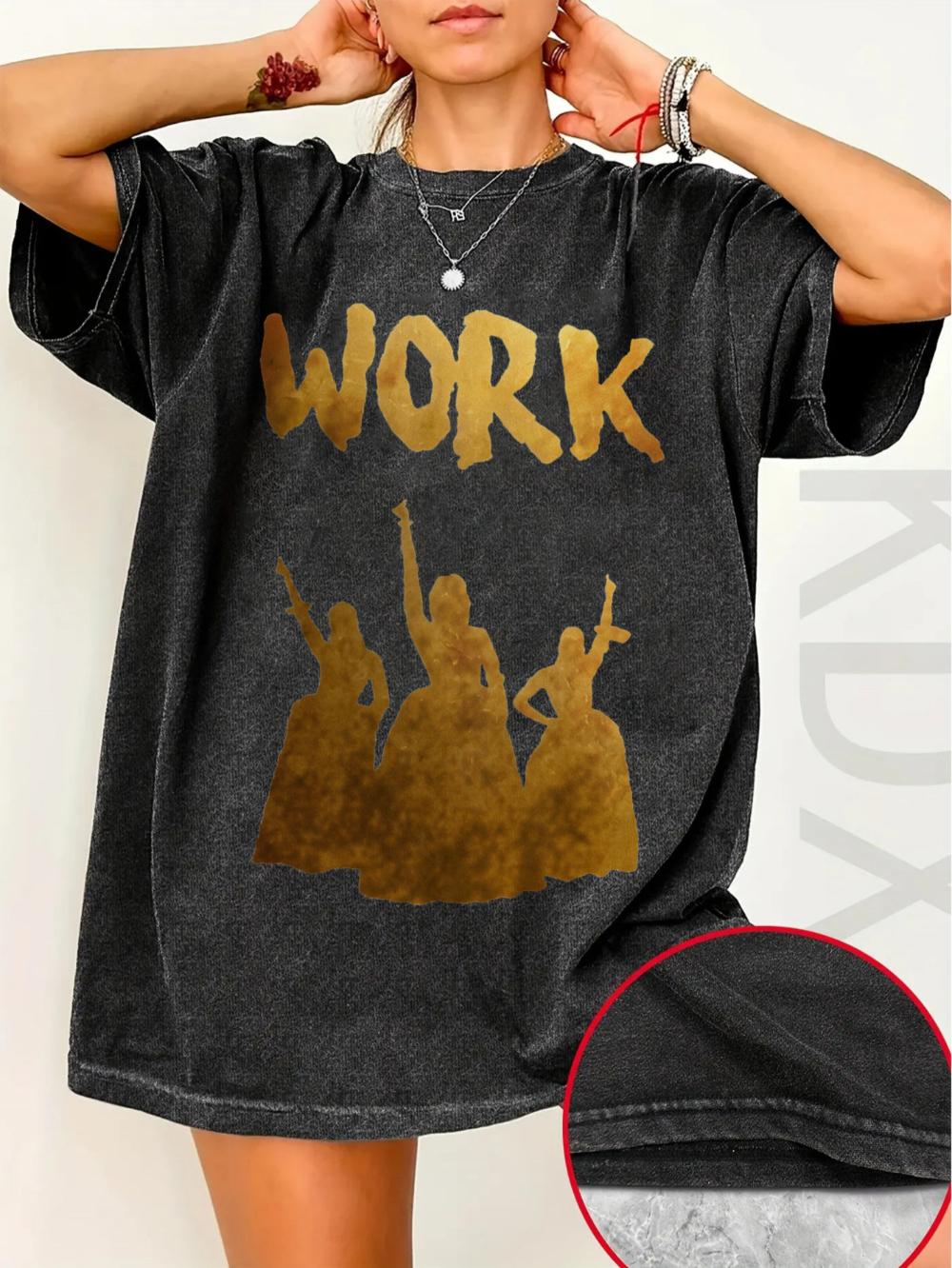 Women Hamilton Musical Schuyler Sisters Washed TShirt Vintage Angelica Eliza Peggy Dance Costume Design with WORK M