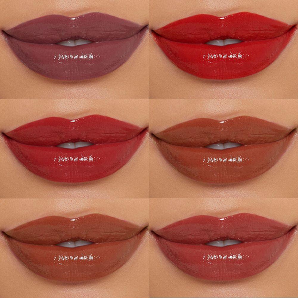 6 Colors Sexy Moisturizing Lip Glaze Pearlescent Anti-Drying Lipstick Non-stick Cup Waterproof Non-greasy Lipstick