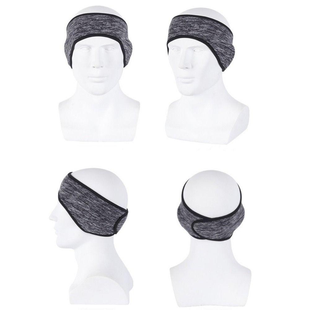 Polarfleece Winter Stirnband Atmungsaktiv Thermisch Laufen Ohrenschützer Schweißabsorbierend Winddicht Sportband Winter Outdoor Sport