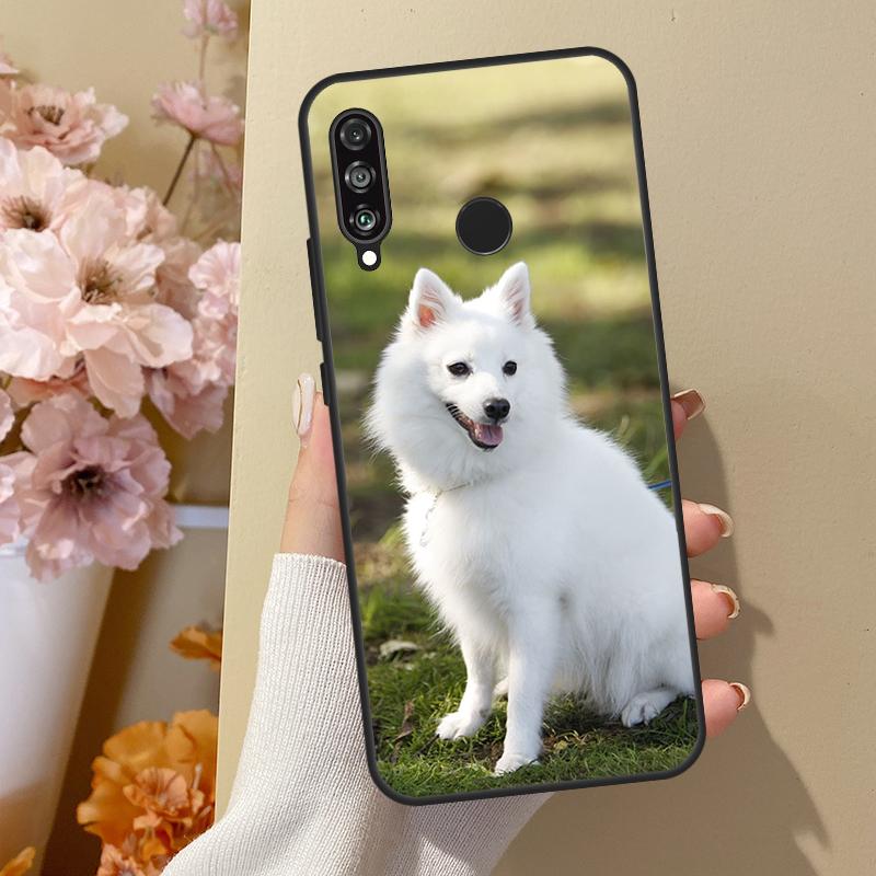 Japanese Spitz Dog For Huawei Nova 7i 8i 11i 12i 12s Y73 Y70 Y90 Y60 Y72 Y61 Y91 9 10 SE P30 Pro P40 Lite Case