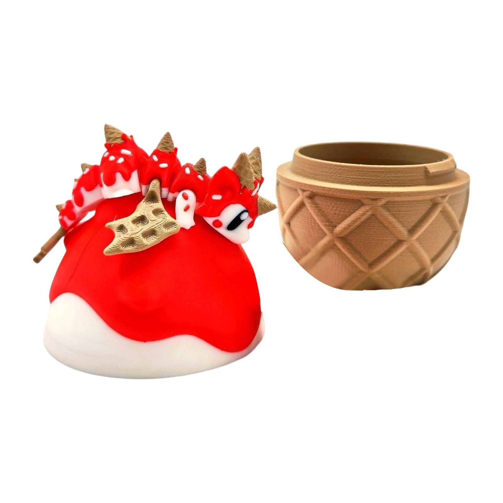 

3d Printed Decorative Toys, Children s Cute Desktop Decoration Blue One Size красный